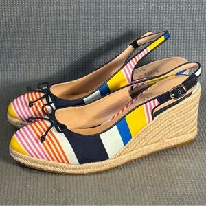 Kate‎ Spade New York Panama Nights Wedge Espadrille Sandals  Women’s Size 9.5